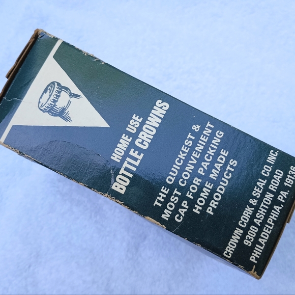 Partial Old Box of Crown Home Use Bottle Crowns - Picture 2 of 8